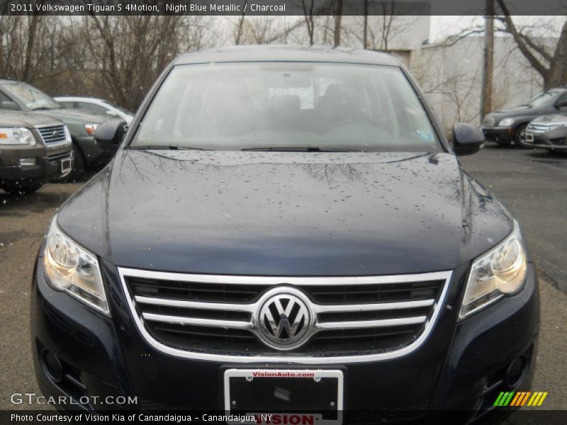 Night Blue Metallic / Charcoal 2011 Volkswagen Tiguan S 4Motion