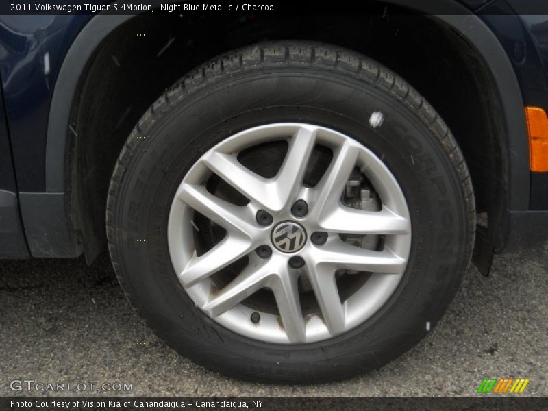 Night Blue Metallic / Charcoal 2011 Volkswagen Tiguan S 4Motion