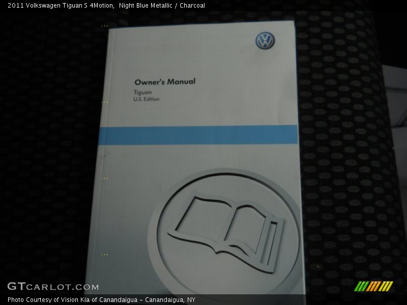 Night Blue Metallic / Charcoal 2011 Volkswagen Tiguan S 4Motion