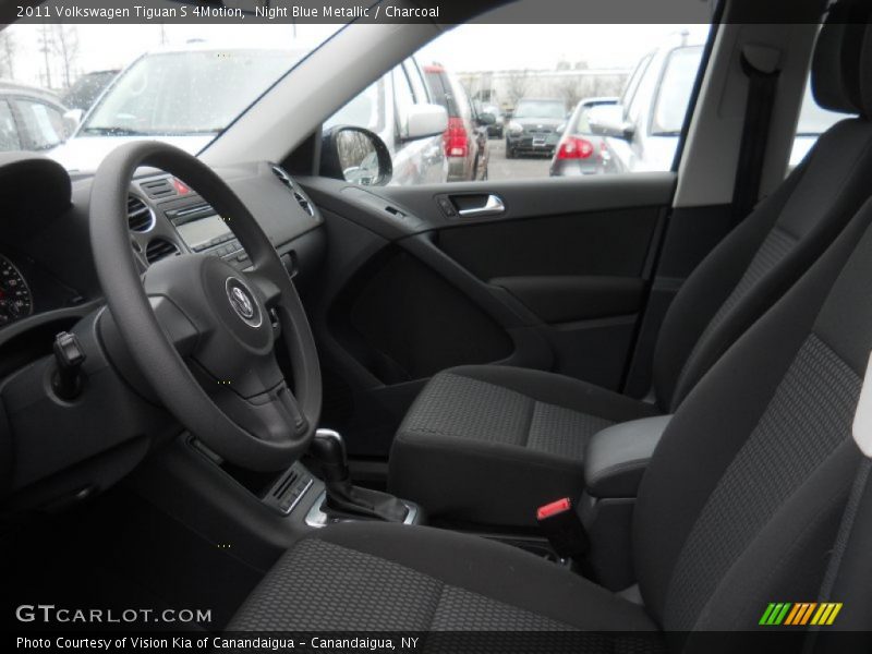 Night Blue Metallic / Charcoal 2011 Volkswagen Tiguan S 4Motion