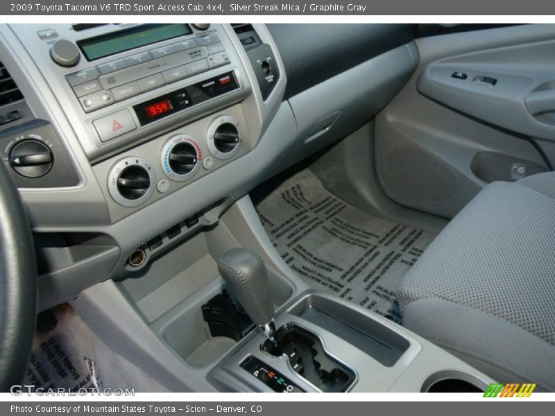 Silver Streak Mica / Graphite Gray 2009 Toyota Tacoma V6 TRD Sport Access Cab 4x4