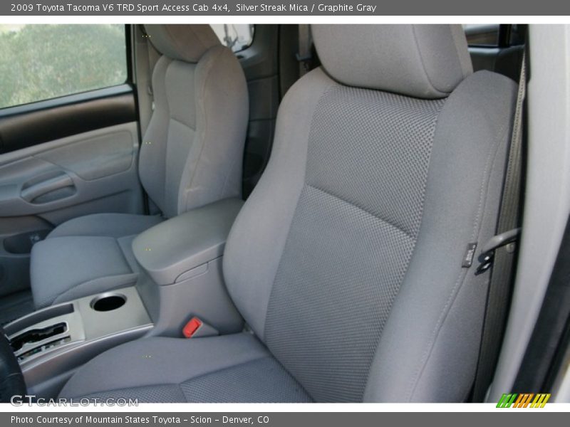 Silver Streak Mica / Graphite Gray 2009 Toyota Tacoma V6 TRD Sport Access Cab 4x4