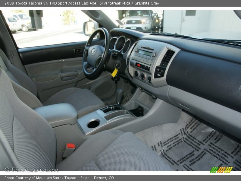 Silver Streak Mica / Graphite Gray 2009 Toyota Tacoma V6 TRD Sport Access Cab 4x4