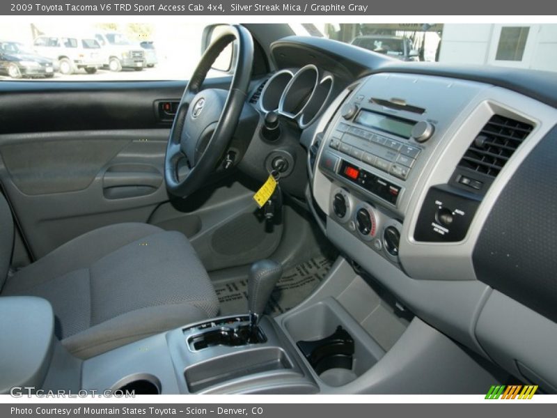 Silver Streak Mica / Graphite Gray 2009 Toyota Tacoma V6 TRD Sport Access Cab 4x4