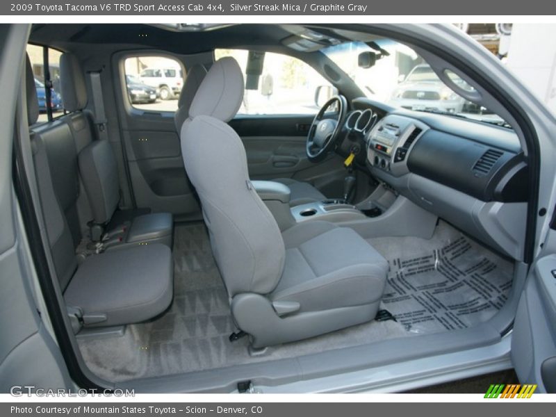 Silver Streak Mica / Graphite Gray 2009 Toyota Tacoma V6 TRD Sport Access Cab 4x4