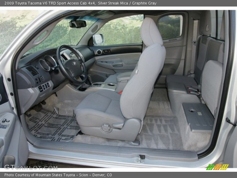 Silver Streak Mica / Graphite Gray 2009 Toyota Tacoma V6 TRD Sport Access Cab 4x4