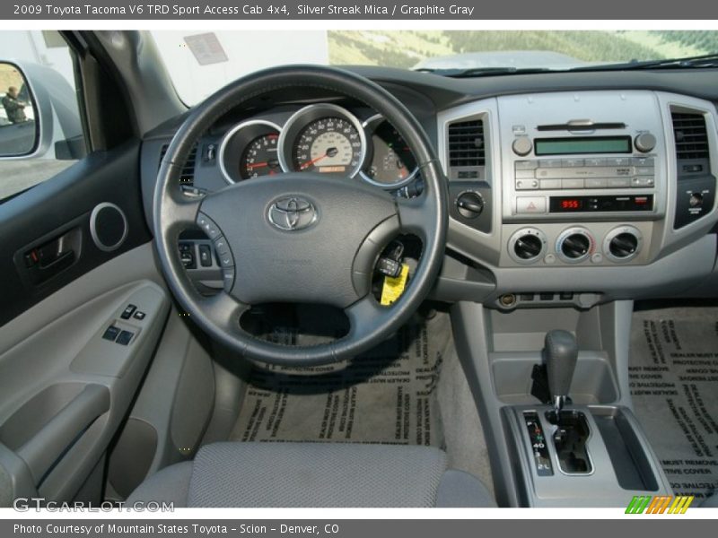 Silver Streak Mica / Graphite Gray 2009 Toyota Tacoma V6 TRD Sport Access Cab 4x4