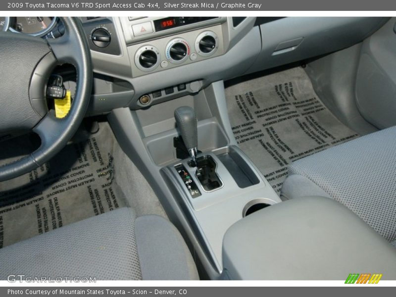 Silver Streak Mica / Graphite Gray 2009 Toyota Tacoma V6 TRD Sport Access Cab 4x4