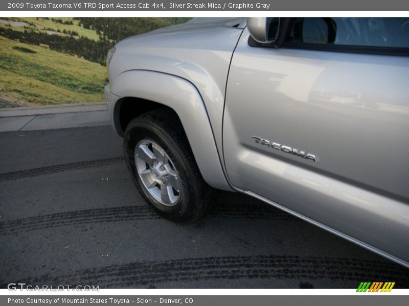 Silver Streak Mica / Graphite Gray 2009 Toyota Tacoma V6 TRD Sport Access Cab 4x4