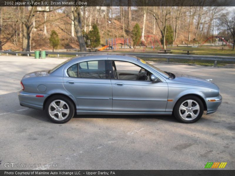 Zircon Metallic / Dove 2002 Jaguar X-Type 3.0
