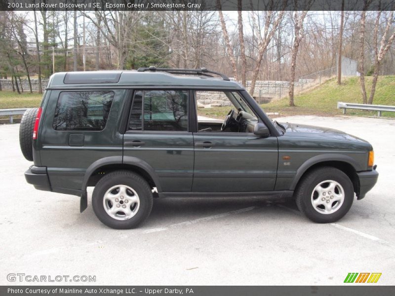 Epsom Green / Smokestone Gray 2001 Land Rover Discovery II SE