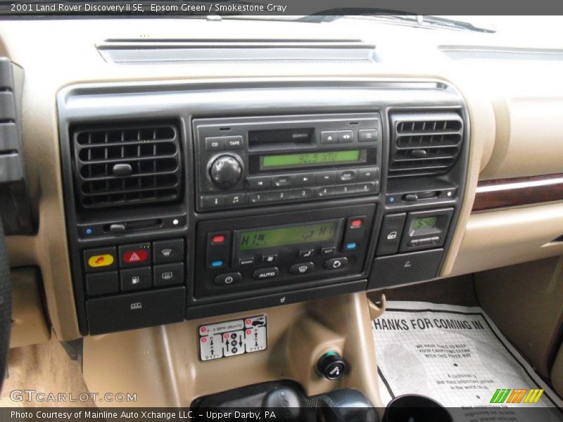 Epsom Green / Smokestone Gray 2001 Land Rover Discovery II SE