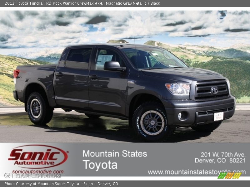 Magnetic Gray Metallic / Black 2012 Toyota Tundra TRD Rock Warrior CrewMax 4x4