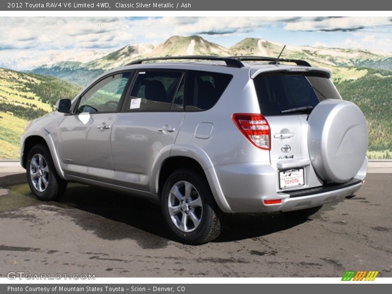 Classic Silver Metallic / Ash 2012 Toyota RAV4 V6 Limited 4WD