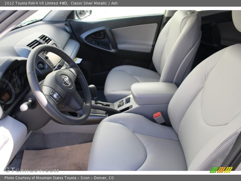 Classic Silver Metallic / Ash 2012 Toyota RAV4 V6 Limited 4WD