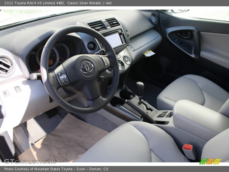 Classic Silver Metallic / Ash 2012 Toyota RAV4 V6 Limited 4WD