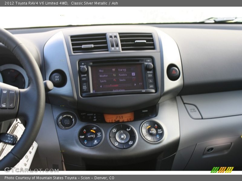 Controls of 2012 RAV4 V6 Limited 4WD