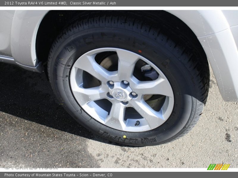 Classic Silver Metallic / Ash 2012 Toyota RAV4 V6 Limited 4WD