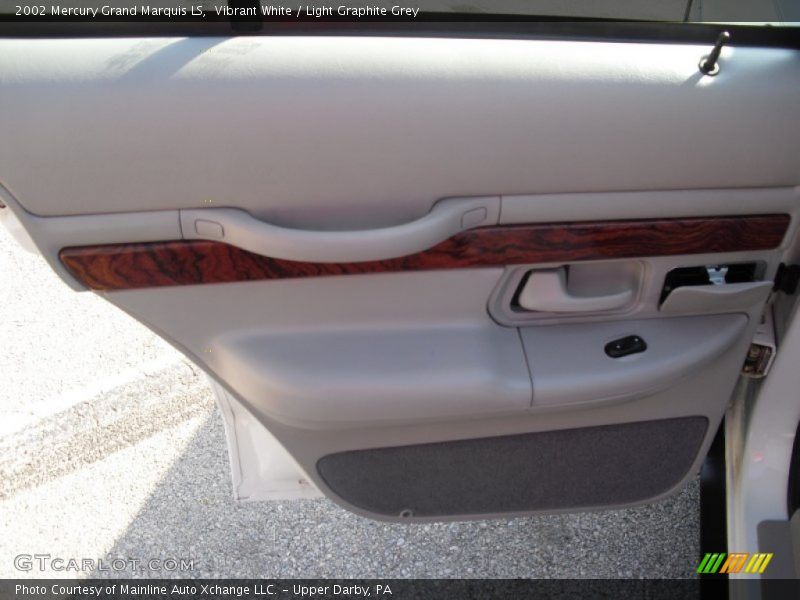 Vibrant White / Light Graphite Grey 2002 Mercury Grand Marquis LS