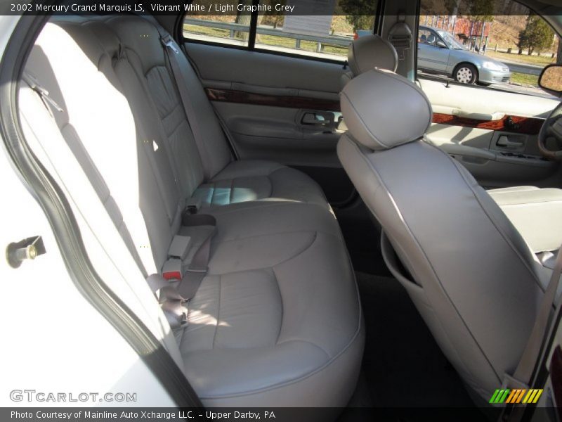 Vibrant White / Light Graphite Grey 2002 Mercury Grand Marquis LS
