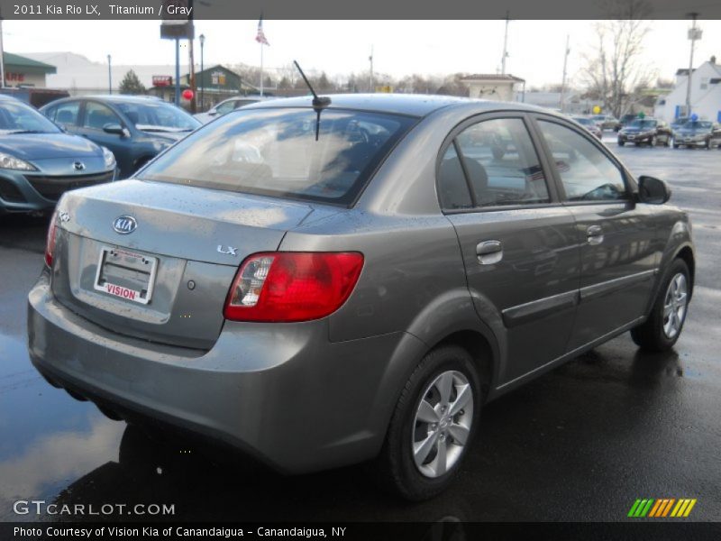 Titanium / Gray 2011 Kia Rio LX