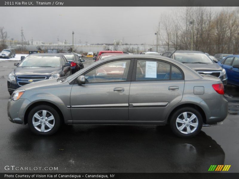 Titanium / Gray 2011 Kia Rio LX