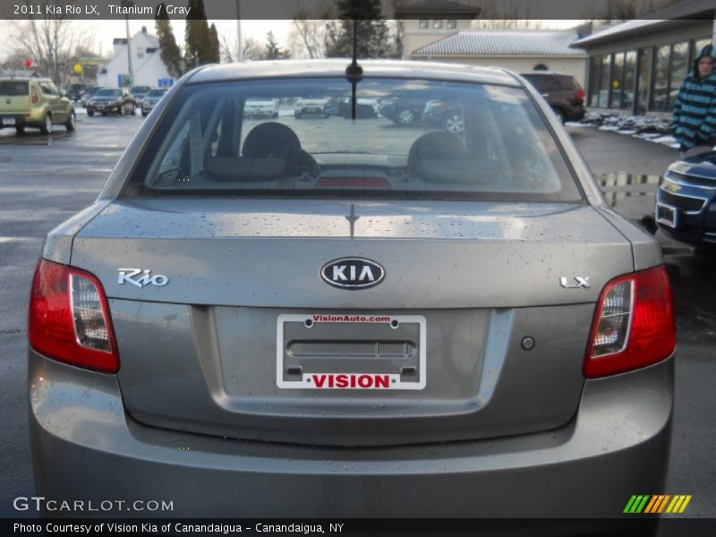 Titanium / Gray 2011 Kia Rio LX