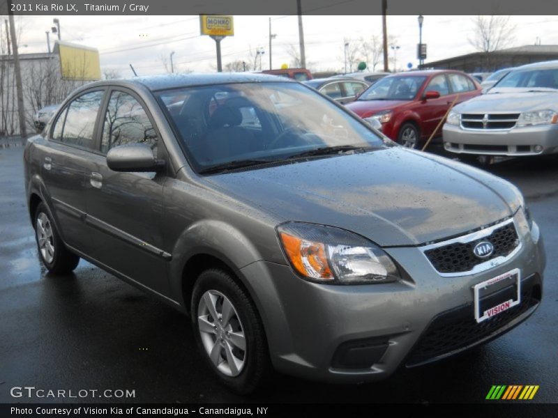 Titanium / Gray 2011 Kia Rio LX