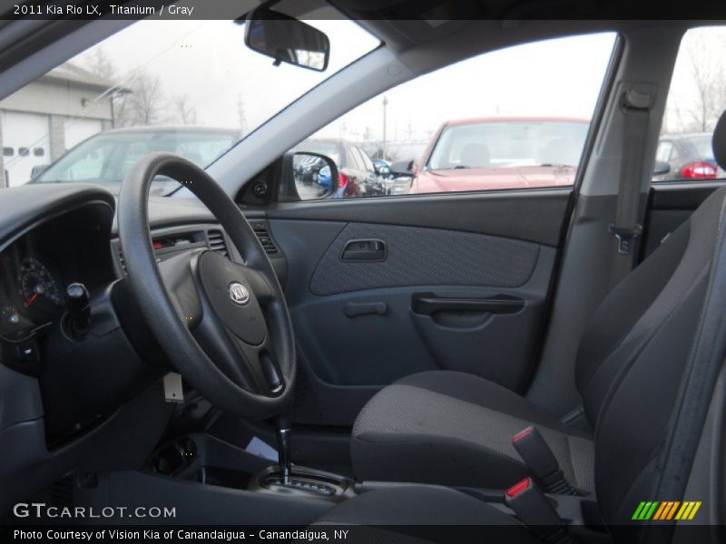 Titanium / Gray 2011 Kia Rio LX
