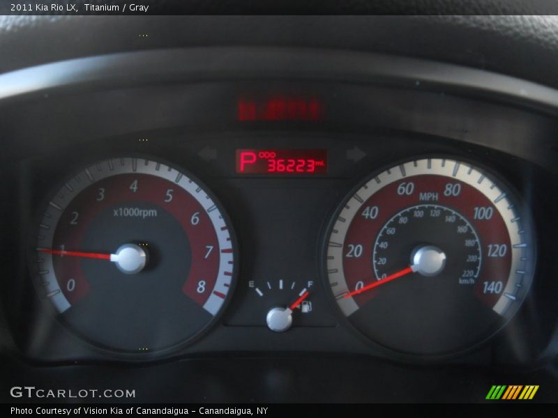 Titanium / Gray 2011 Kia Rio LX