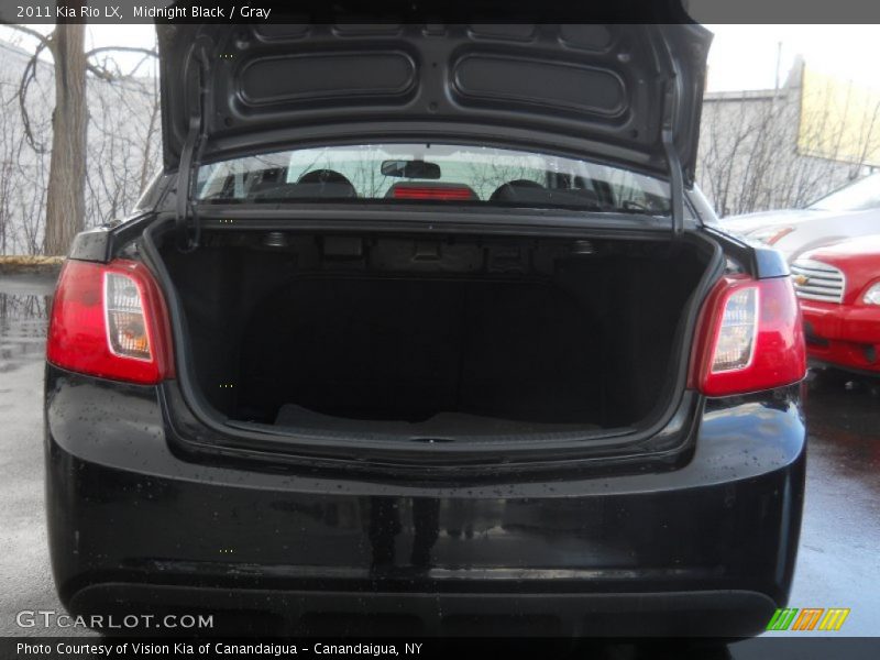 Midnight Black / Gray 2011 Kia Rio LX