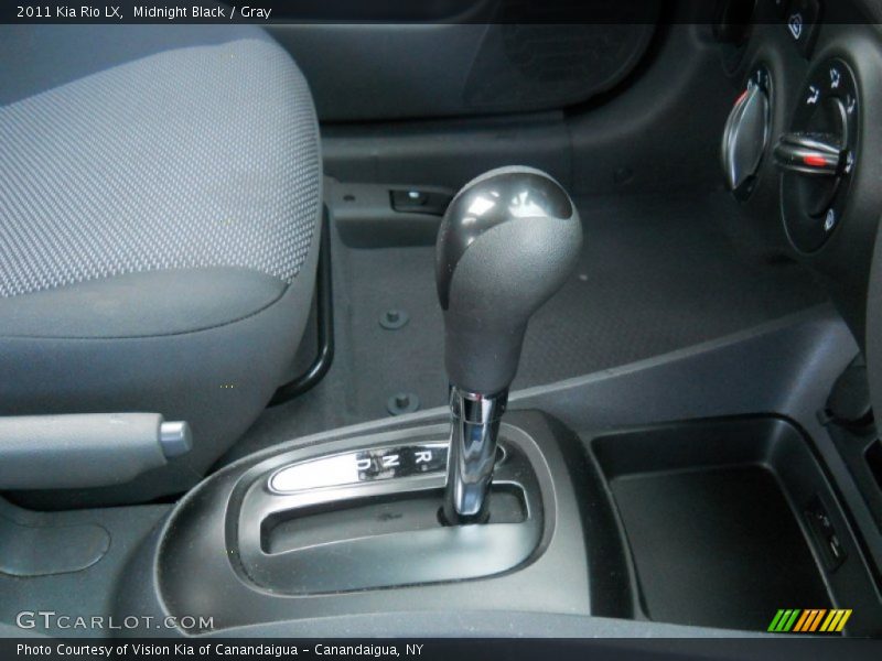 Midnight Black / Gray 2011 Kia Rio LX