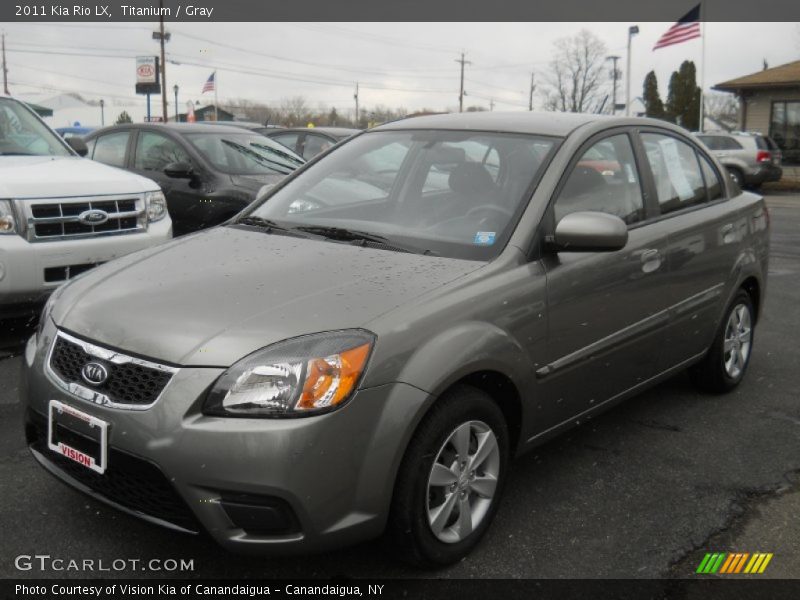Titanium / Gray 2011 Kia Rio LX