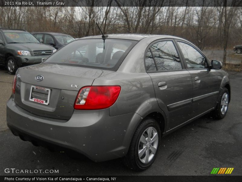 Titanium / Gray 2011 Kia Rio LX