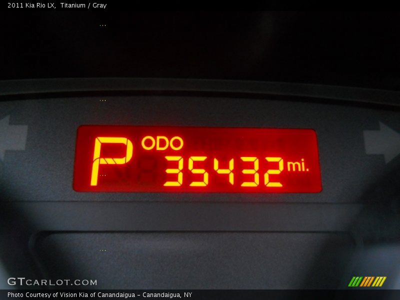 Titanium / Gray 2011 Kia Rio LX
