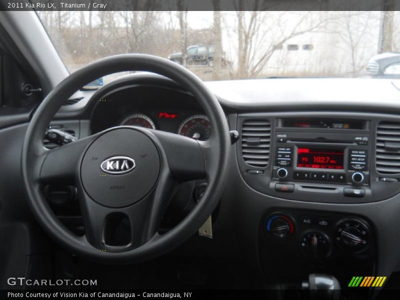 Titanium / Gray 2011 Kia Rio LX