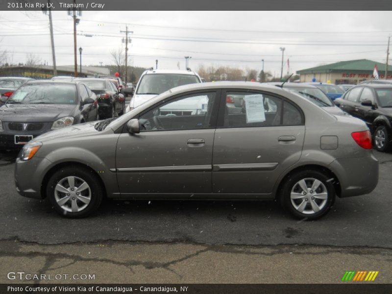 Titanium / Gray 2011 Kia Rio LX