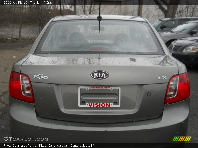 Titanium / Gray 2011 Kia Rio LX