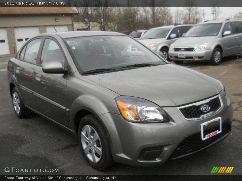 Titanium / Gray 2011 Kia Rio LX