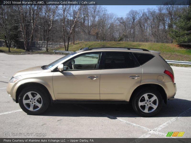 Luminous Gold Metallic / Cafe Latte 2003 Nissan Murano SL AWD
