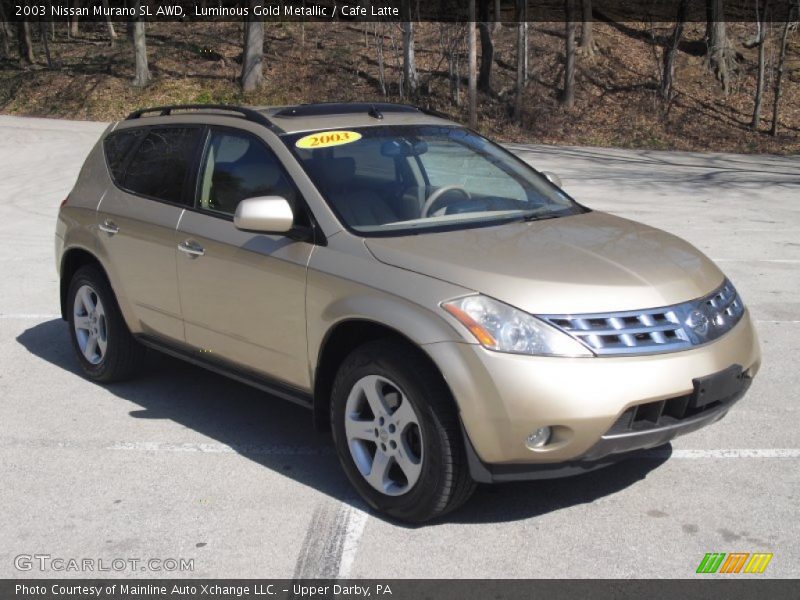 Luminous Gold Metallic / Cafe Latte 2003 Nissan Murano SL AWD
