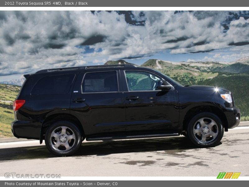 Black / Black 2012 Toyota Sequoia SR5 4WD