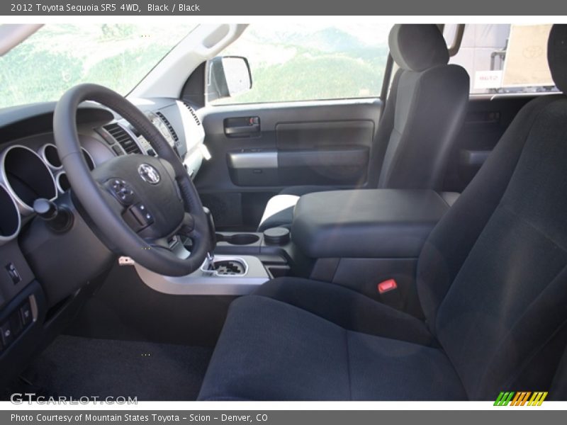 Black / Black 2012 Toyota Sequoia SR5 4WD