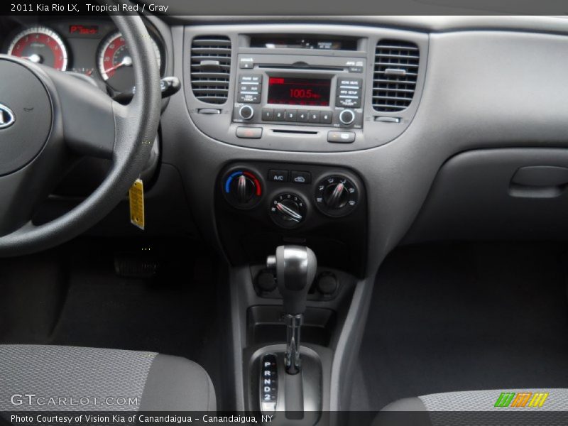 Tropical Red / Gray 2011 Kia Rio LX