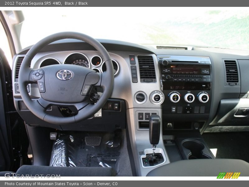 Black / Black 2012 Toyota Sequoia SR5 4WD