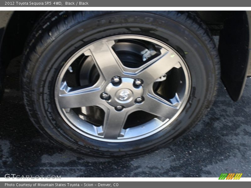 Black / Black 2012 Toyota Sequoia SR5 4WD