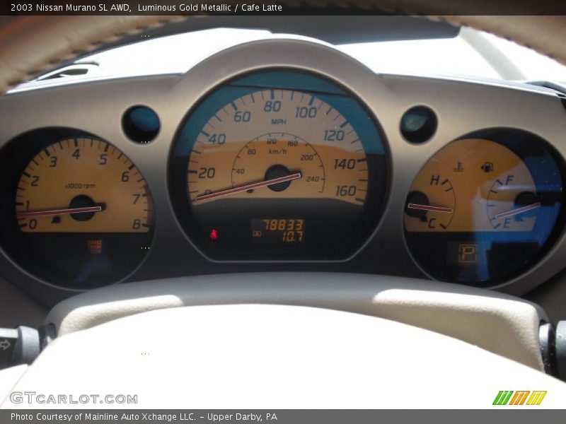 Luminous Gold Metallic / Cafe Latte 2003 Nissan Murano SL AWD