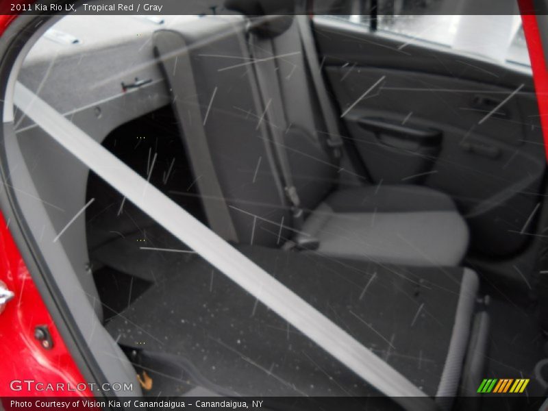 Tropical Red / Gray 2011 Kia Rio LX