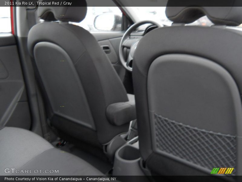 Tropical Red / Gray 2011 Kia Rio LX