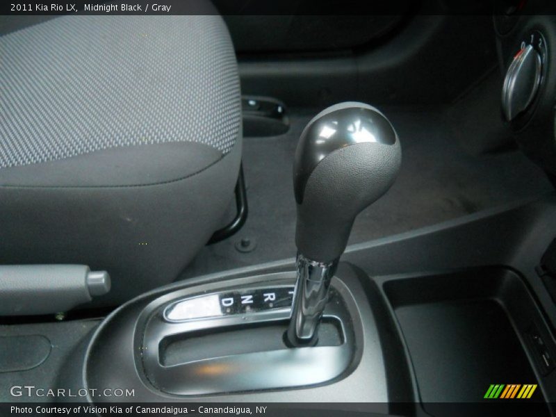Midnight Black / Gray 2011 Kia Rio LX